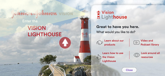 Visit our Virtual J&J Vision Lighthouse