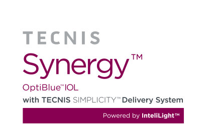 TECNIS Synergy<sup>TM</sup> OptiBlue<sup>TM</sup> IOL