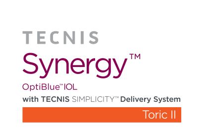 TECNIS Synergy<sup>TM</sup> OptiBlue<sup>TM</sup> Toric II IOL